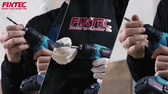 Fixtec Wholesale Ready Stock Electric Tools Cordless Power Tools Impact Hammer Drills