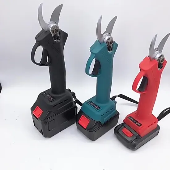 35mm Electric Cordless Pruner Scissors Rechargeable Secateurs Electrique Electric Vineyard Pruning Shears