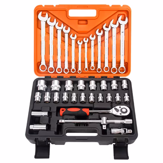 Behappy 37PCS Spanner Set Universal Auto Repair Tools Head Quick