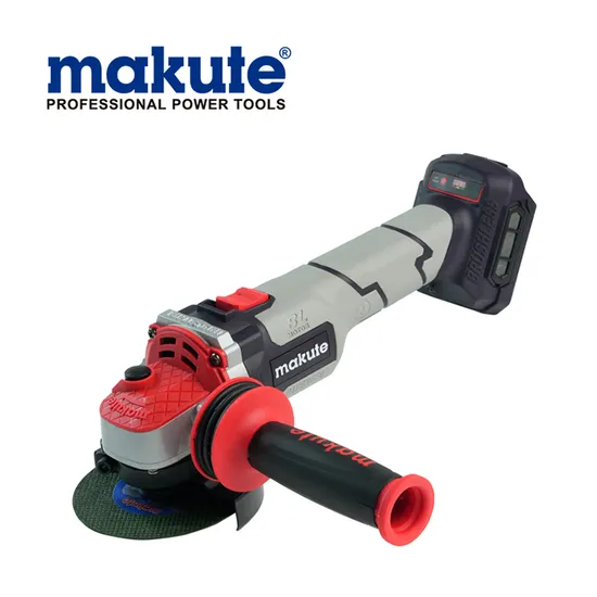 Makute China Factory Adjustable Angle Display 125mm Cordless Angle Grinder 20V