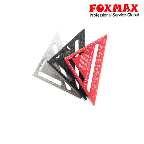 Stainless Steel Triangle Ruler Squares Protractor Measuring Tools (FX