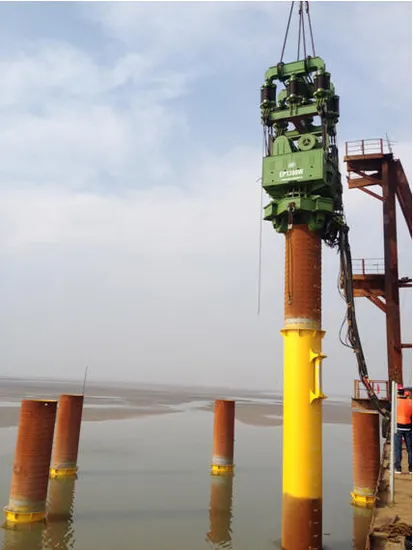 Ep Series Vibratory Pile Driver with Adjustable Eccentric Moment 1 