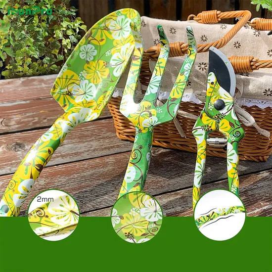 83 Pieces Heavy Duty Garden Tools Set Succulent Tools with Aluminum Manual Garden Kit Outdoor and Gardening Gifts Tools for Home Gardening Enjoying Lives 