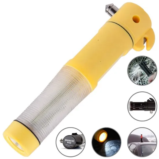 Car Emergency Safety Hammer Tool 4 in 1 